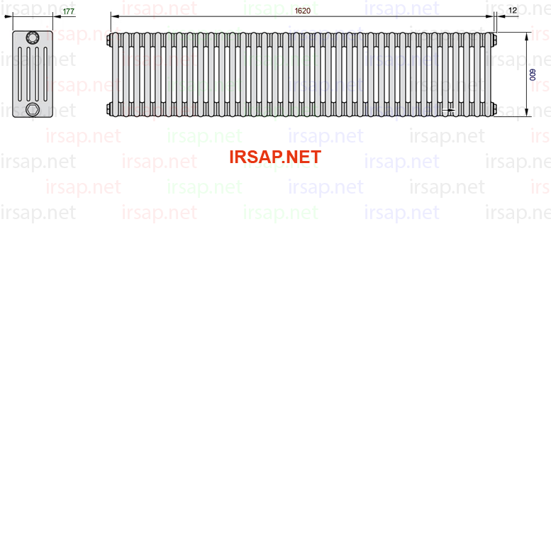 Радиатор IRSAP Tesi 50600/36 T14 CL 01